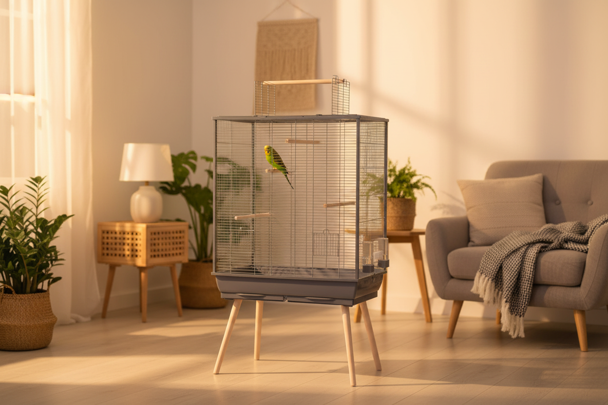 Zolux Vogelkooi Neolife Grijs