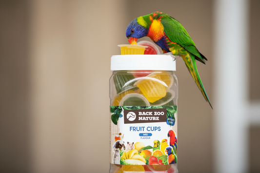 Terug Zoo Nature Fruitkuipje Mix Papegaai
