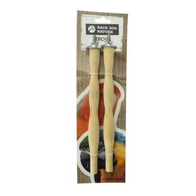 Back Zoo Nature Wood Perch 25 Cm 2 St